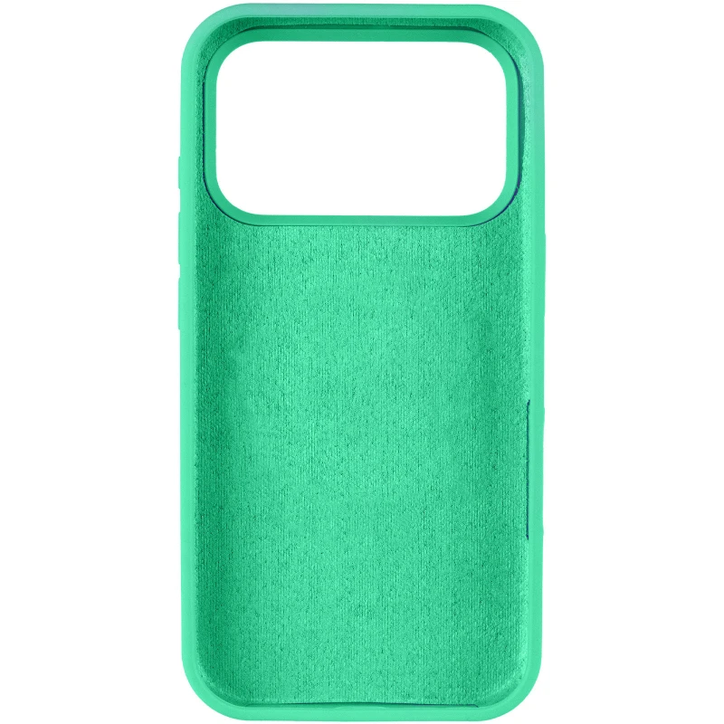 Чохол з закритим низом Silicone Case на Apple iPhone 17 Pro Max (6.9") – Зелений / Spearmint. Фото 3 з 5
