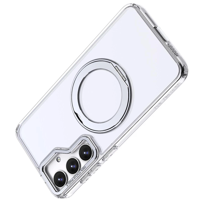 Чехол TPU+PC Aura Fold для Samsung Galaxy S24 FE – Transparent. Фото 5 из 5