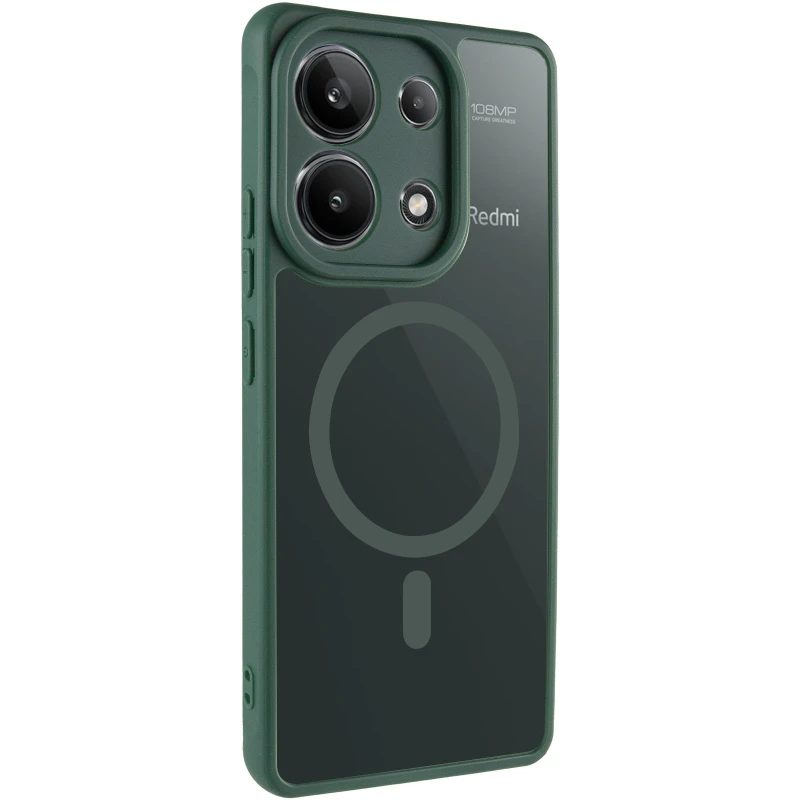 Чохол TPU Bloom with Magnetic Fit для Xiaomi Redmi Note 13 4G – Green. Фото 1 з 8