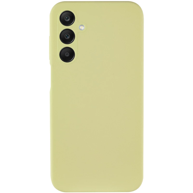 Чохол Silicone Case Lakshmi Plus з закритою камерою на Samsung Galaxy A25 5G – Жовтий / Mellow Yellow. Фото 3 з 7