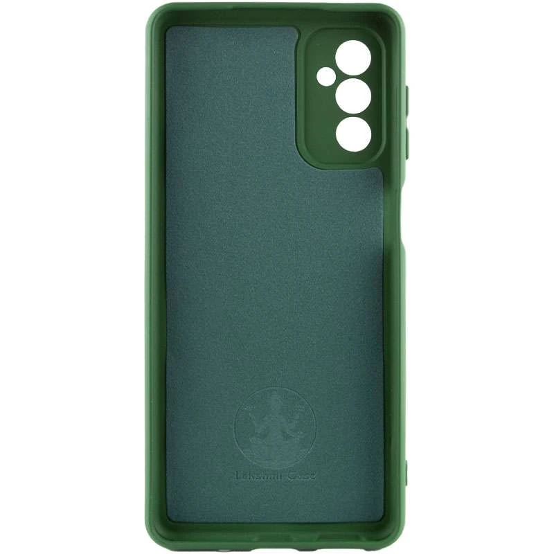 Чехол Silicone Case Lakshmi с закрытой камерой для Samsung Galaxy M13 4G – Зеленый / Dark green. Фото 3 Чехол Silicone Case Lakshmi с закрытой камерой для Samsung Galaxy M13 4G – Зеленый / Dark green. Фото 3 из 6