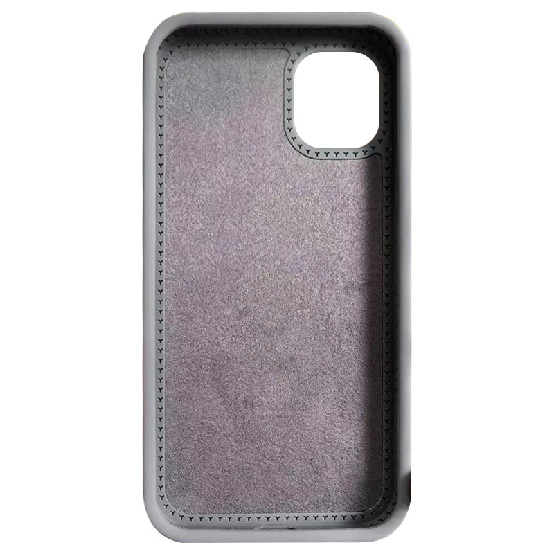 Силіконовий чохол Full Protective з кільцем-тримачем Apple iPhone 12 – Grey. Фото 2 з 2
