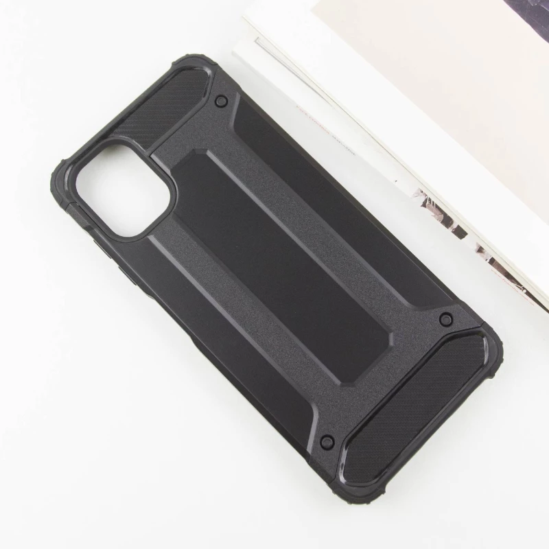 Протиударний чохол з посиленими кутами Immortal на Samsung Galaxy A06 – Чорний. Фото 5 з 15