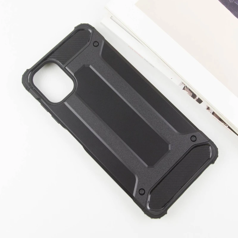 Протиударний чохол з посиленими кутами Immortal на Samsung Galaxy A07 – Чорний. Фото 3 з 8