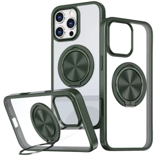 TPU+PC чехол с магнитом и кольцом для Apple iPhone 16 Pro Max фото 1 из 1