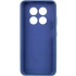 Чехол Silicone Case с закрытым низом и защитой камеры для Xiaomi Redmi Note 14 Pro 4G – Синий / Navy blue. Фото 2 из 4