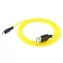 Дата кабель Hoco X21 Plus Silicone MicroUSB Cable (1m) – Black / Yellow. Фото 5 з 5