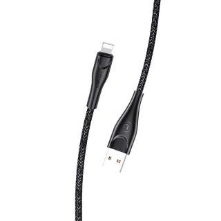 Дата кабель Usams US-SJ391 U41 Lightning Braided Data and Charging Cable 1m фото 1 з 5