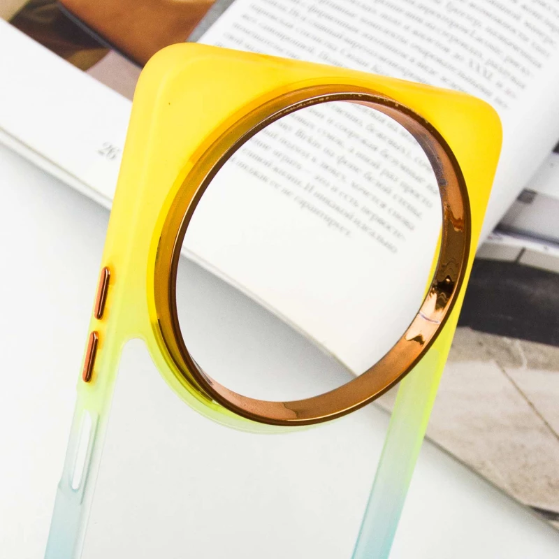 Силіконовий чохол фреш на Xiaomi Redmi A3 – Бірюзовий / Помаранчевий. Фото 9 з 9