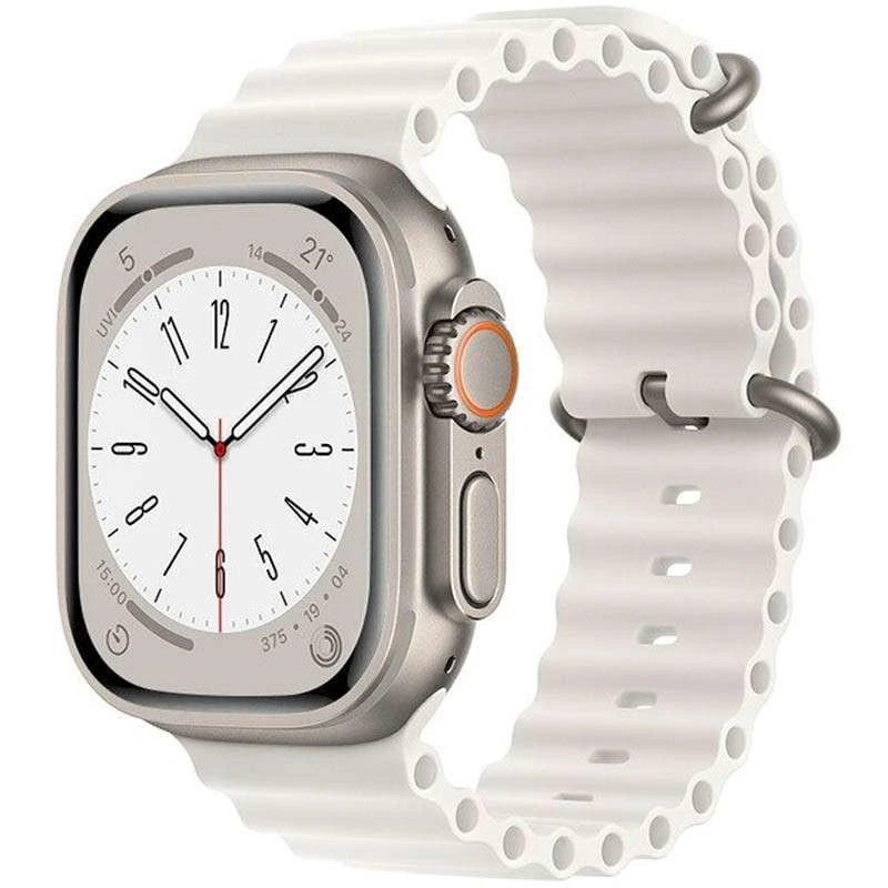 

Ремінець Hoco WA12 Original series Apple watch (42/44/45/49mm) (White)