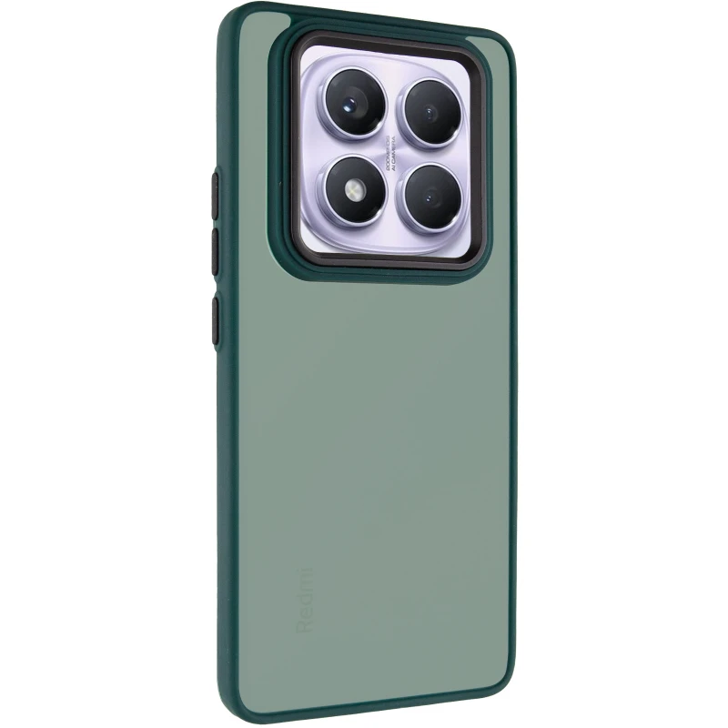 Чохол TPU+PC Lyon Frosted на Xiaomi Redmi Note 14 Pro 4G – Green. Фото 3 з 9