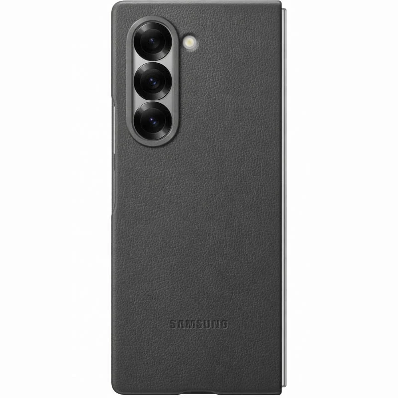 Шкіряний чохол Leather Case Premium на Samsung Galaxy Z Fold7 – Gray. Фото 9 з 10