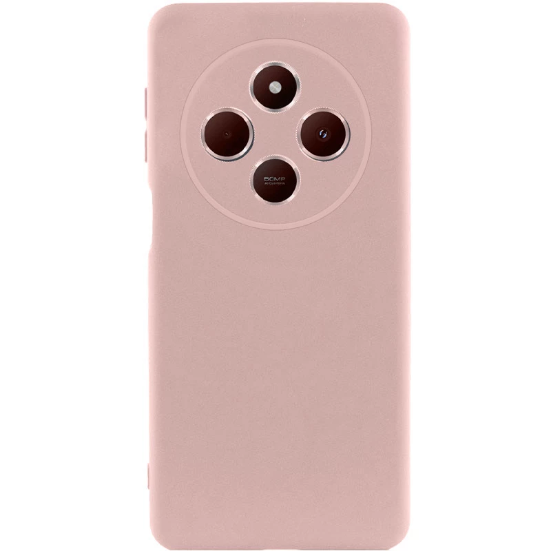 Чохол Silicone Case Lakshmi Plus з закритою камерою на Xiaomi Redmi 14C / Poco C75 – Рожевий / Pink Sand. Фото 1 з 6