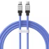 Дата кабель Baseus CoolPlay Series Type-C to Type-C 100W (1m) (CAKW00020) – Blue. Фото 1 з 4