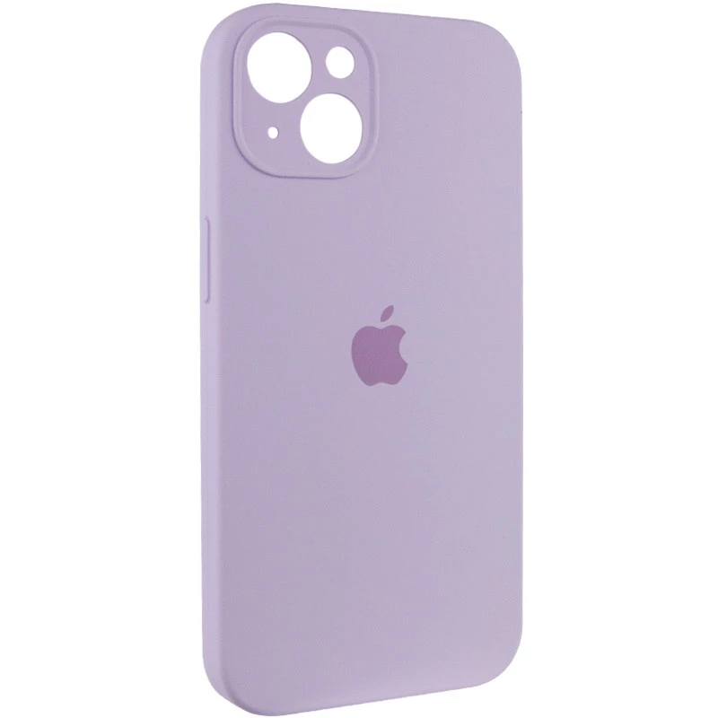 Чехол Silicone Case с защитой камеры для Apple iPhone 15 Plus (6.7") – Сиреневый / Lilac. Фото 2 из 6