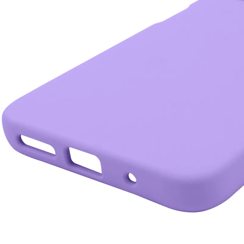 Чехол Silicone Case Lakshmi Premium з закритою камерою на Xiaomi Poco M6 4G – Сиреневый / Dasheen. Фото 10 из 10