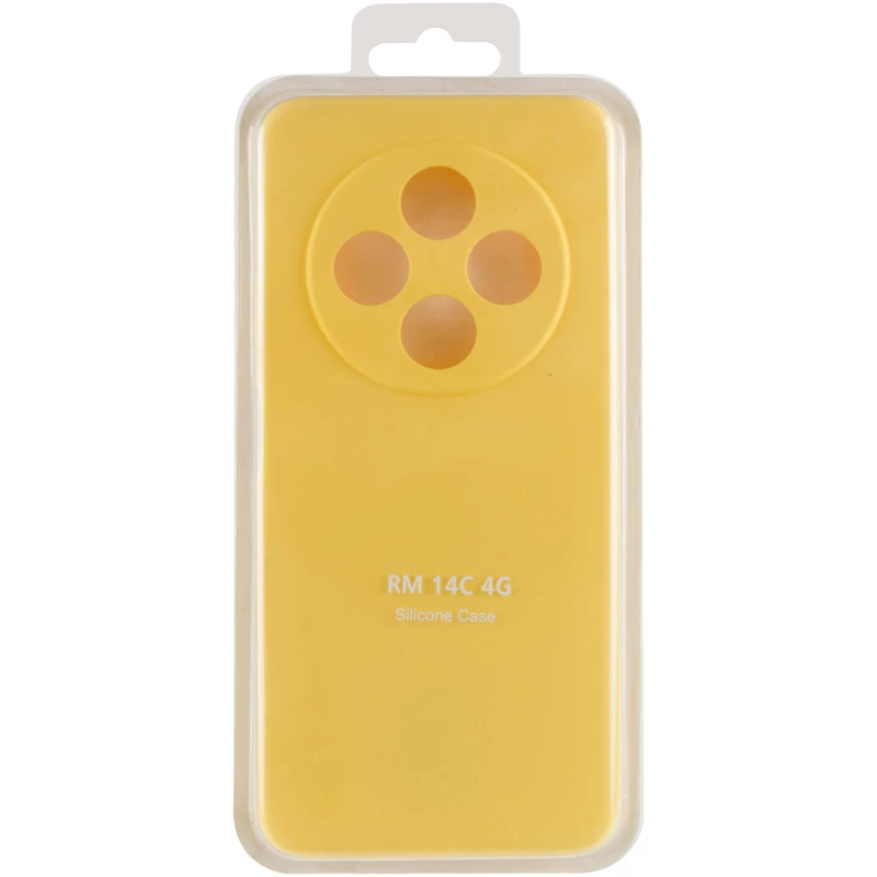 Чохол Silicone Case Lakshmi Plus з закритою камерою на Xiaomi Redmi 14C / Poco C75 – Жовтий / Flash. Фото 7 з 7