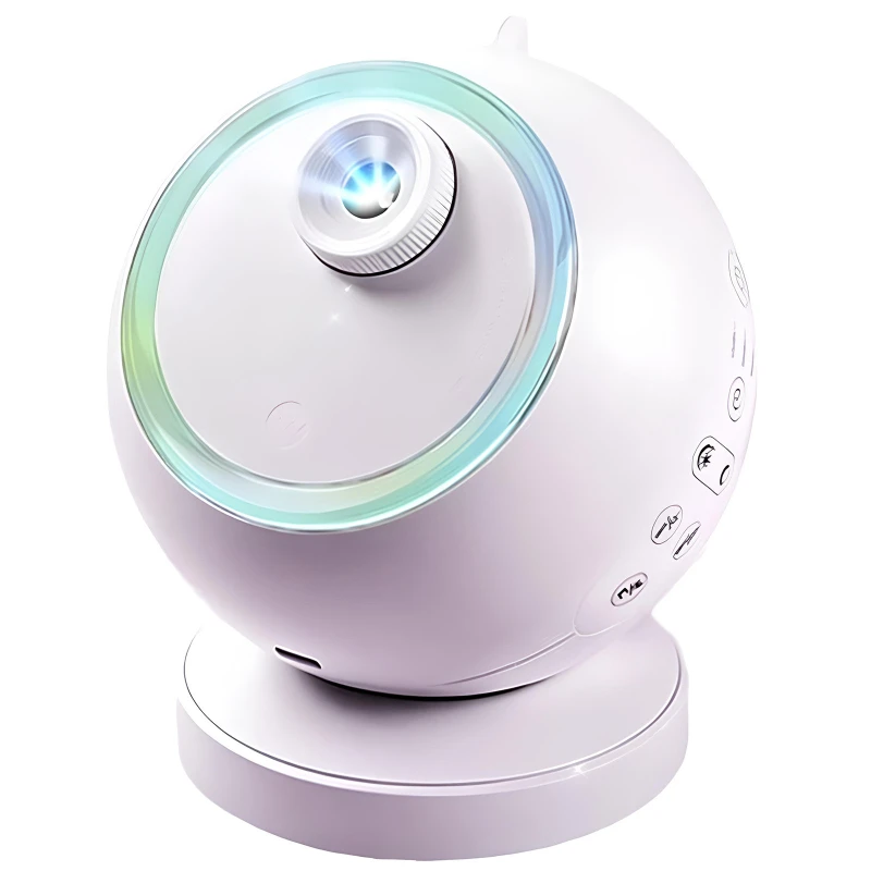 Проектор-ночник Meteor E25 with Bluetooth + 6 discs 2400 mAh – White. Фото 1 из 4