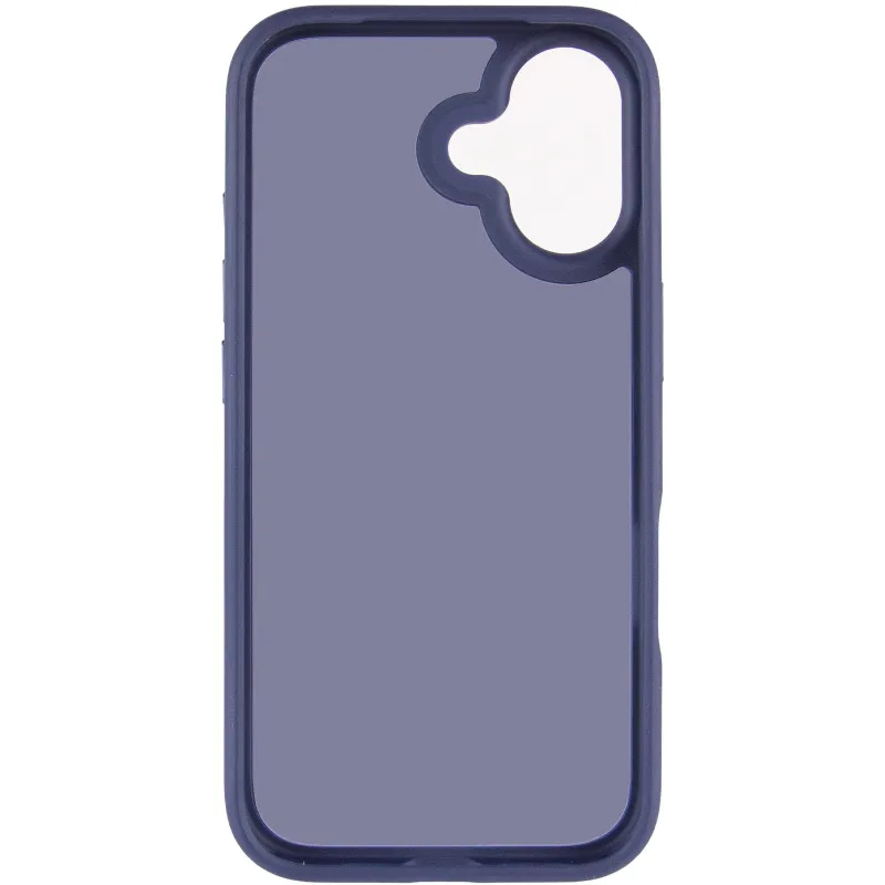 TPU+PC с металлическими кнопками для Apple iPhone 17 (6.3") – Синий / Navy Blue. Фото 5 из 7