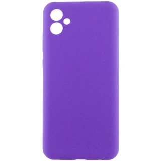 Чохол Silicone Case Lakshmi Premium із закритою камерою для Samsung Galaxy A04e — Фіолетовий / Amethyst