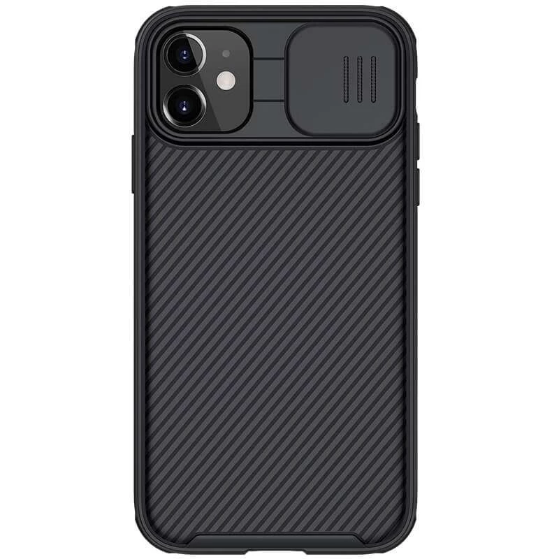 

Пластикова накладка Nillkin Pro зі шторкою для камери та магнітом на Apple iPhone 11 (6.1") (Чорний)