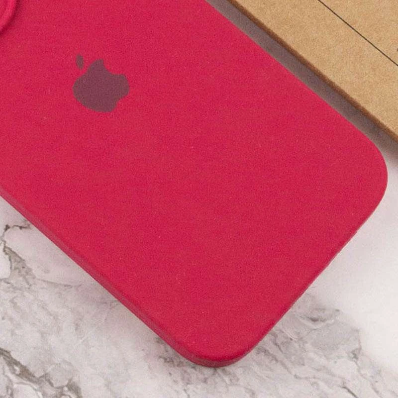 Чохол Silicone Case з захистом камери на Apple iPhone 13 (6.1") – Червоний / Rose Red. Фото 6 з 10
