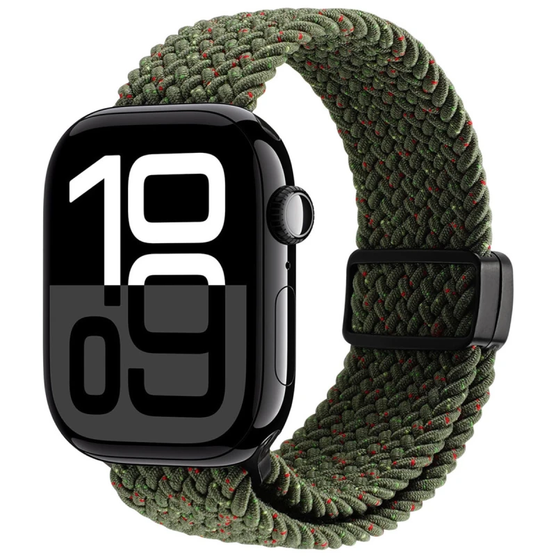 Ремінець Dux Ducis Mixture Ultra для Apple Watch 42(ser.1-3)/44/45/46/49mm – Starry Olive. Фото 1 з 8