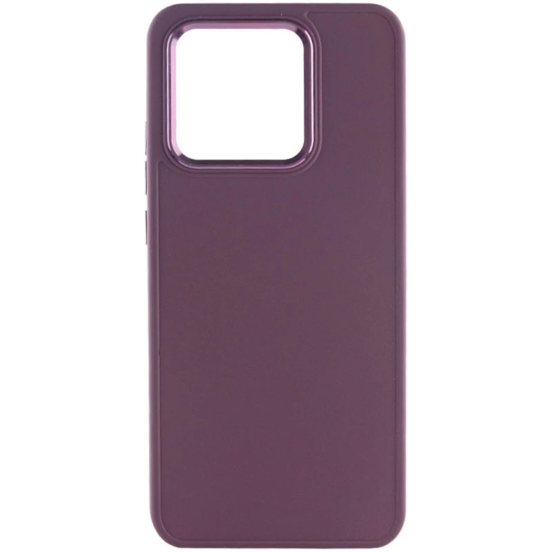 

TPU чохол Bonbon з металевими кнопками на Xiaomi Redmi 13C (Бордовий / Plum)