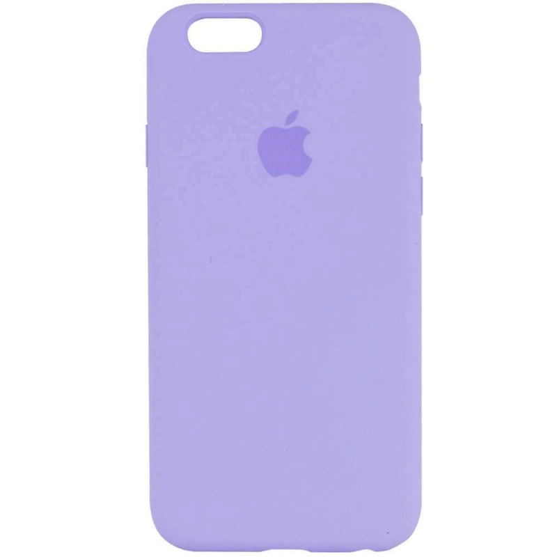 

Чехол Silicone Case с закрытым низом для Apple iPhone 6/6s (4.7") (Сиреневый / Dasheen), Бузковий / dasheen