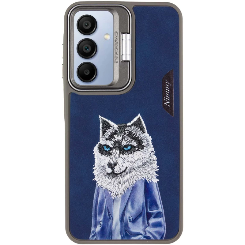 TPU+PC чехол с животными для Samsung Galaxy A16 4G/5G – Blue Wolf. Фото 3 из 8