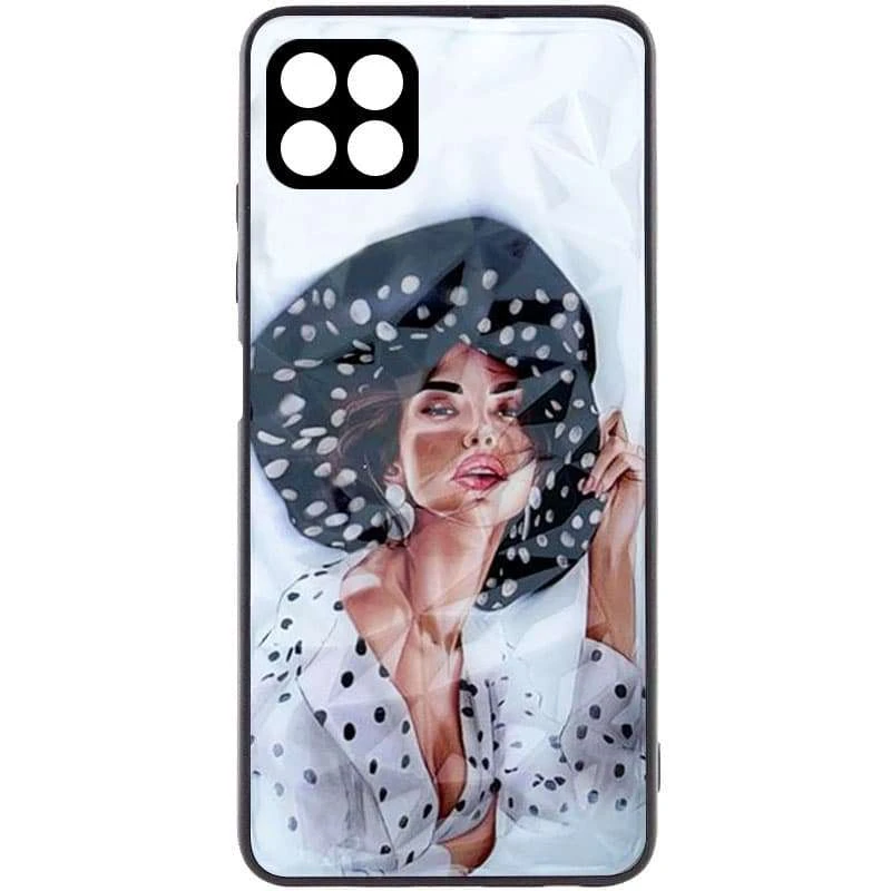 

Стеклянный чехол Prisma Ladies на Samsung Galaxy A22 5G (Girl in a hat)