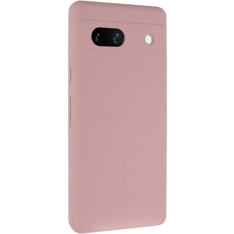 Чохол Silicone Case Lakshmi Premium із закритою камерою для Google Pixel 7a – Рожевий / Pink Sand. Фото 3 з 9