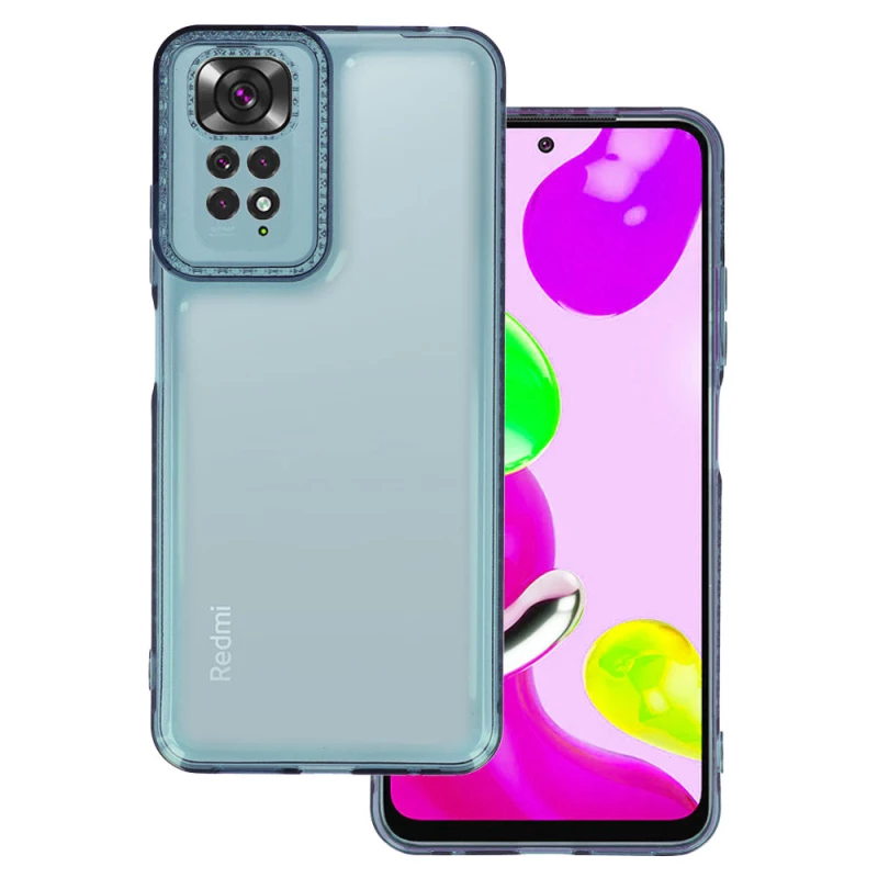 

Силиконовый чехол с узором на Xiaomi Redmi Note 11 Pro 4G/5G (Голубой), Блакитний