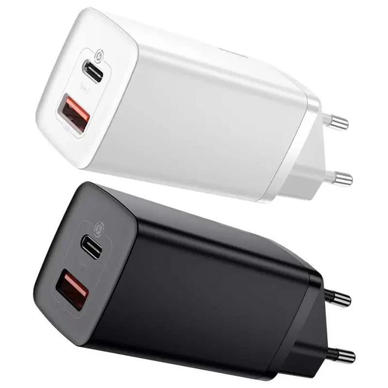 

МЗП Baseus GaN2 Lite QC (Type-C/USB 65W) with Type-C Cable (CCGAN2L-B01)