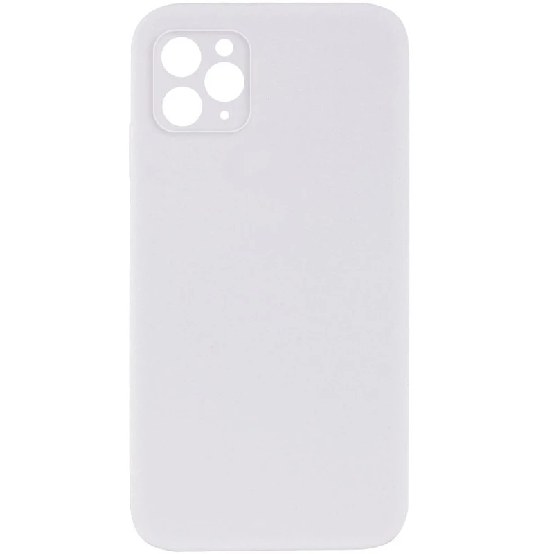 Чохол Silicone Case Square L з захистом камери на Apple iPhone 11 Pro (5.8") – Білий / White. Фото 1 з 3