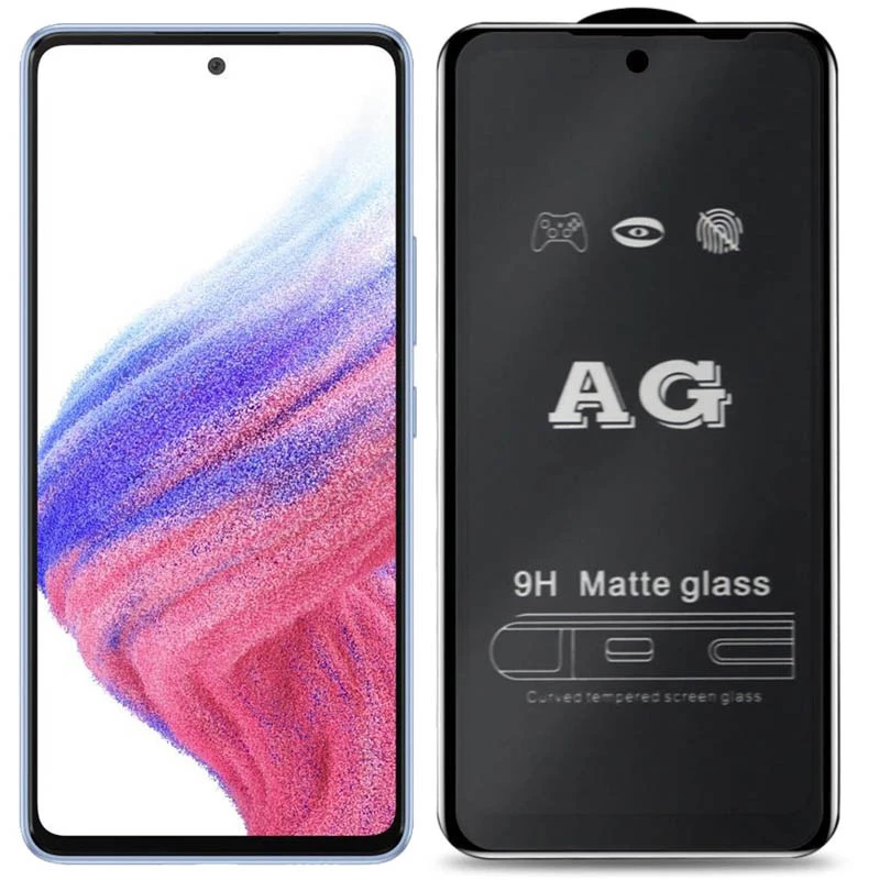 

Матовое защитное стекло 2.5D CP+ для Samsung Galaxy A53 5G (Черный), Чорний