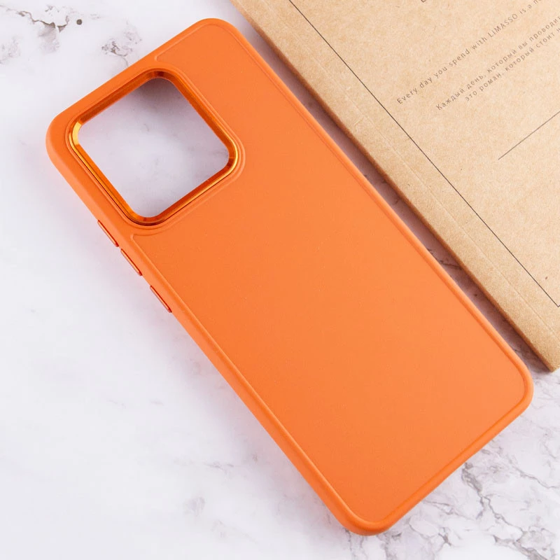 TPU чохол Bonbon з металевими кнопками на Xiaomi Redmi Note 13 Pro 4G – Помаранчевий / Papaya. Фото 7 з 17