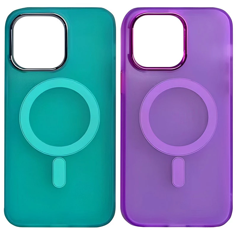 Цветной TPU+PC с MagSafe на Apple iPhone 15 Pro (6.1") фото 2 из 5