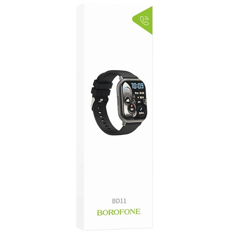 Смарт-годинник Borofone BD11 Smart sports watch (call version) – Black. Фото 6 з 7