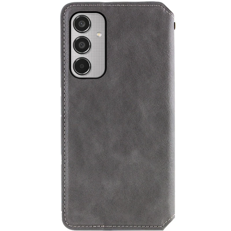 Чехол книжка GETMAN Cubic для Samsung Galaxy M35 – Серый. Фото 3 из 10