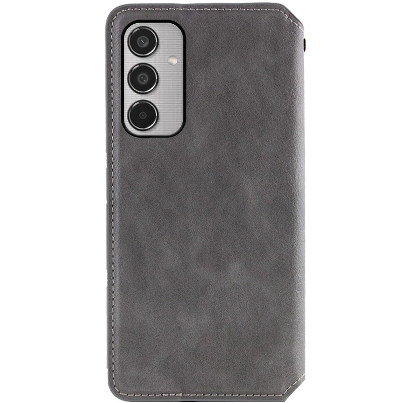 Чехол книжка GETMAN кубик для Samsung Galaxy M35 – Серый. Фото 3 из 10