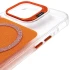 Чохол TPU+PC Jewel Sparkle with MagSafe для Apple iPhone 16 Pro Max – Orange Sparkle. Фото 5 з 7