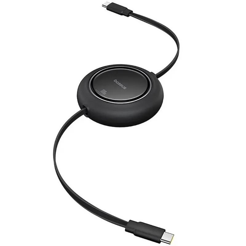 Дата кабель Baseus Free2Pull Mini Retractable Type-C to Type-C 100W (2m) (P10364500113) – Cluster Black. Фото 3 з 4