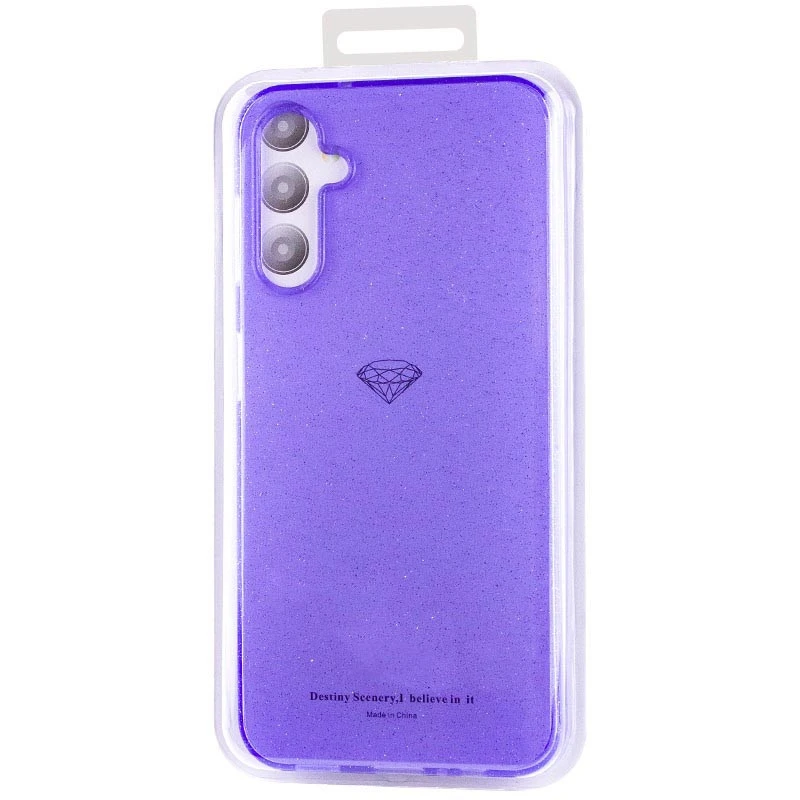 Блестящий силиконовый чехол на Xiaomi Redmi 15 4G (Global) / 5G – Purple. Фото 2 из 2