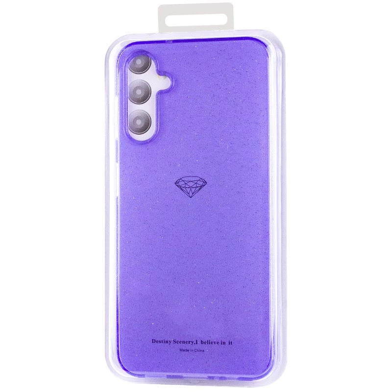 Блестящий силиконовый чехол на Xiaomi Redmi A5 / Poco C71 – Purple. Фото 3 из 6