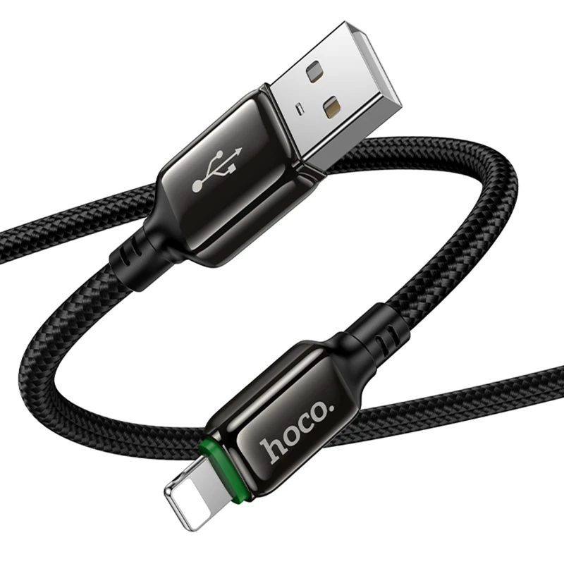 Дата кабель Hoco X127 Exceed USB to Lightning 12W (1m) – Black. Фото 5 из 6