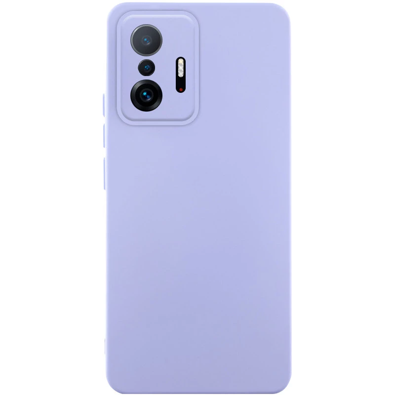 Чохол Silicone Case Lakshmi Premium з закритою камерою на Xiaomi 11T / 11T Pro – Бузковий / Dasheen. Фото 1 з 1
