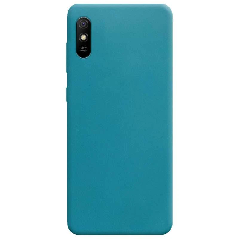 

Кольоровий силіконовий чохол на Xiaomi Redmi 9A (Синій / Powder Blue)