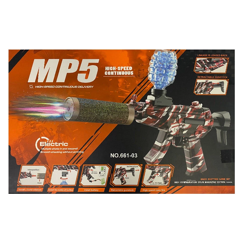 Автомат на гідрогелевих кульках (орбізах) MP5 – Camouflage Red. Фото 2 з 2