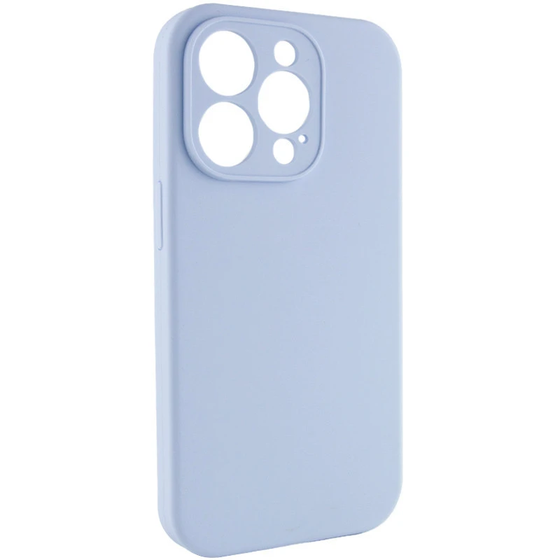 Чохол з захистом камери Silicone Case для Apple iPhone 14 Pro (6.1") – Блакитний / Lilac Blue. Фото 2 з 6